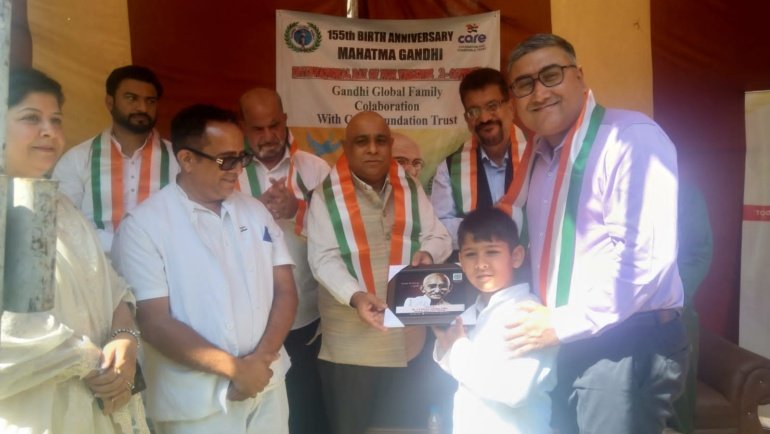 Celebrating Mahatma Gandhi: A 155th Birth Anniversary Event in Srinagar