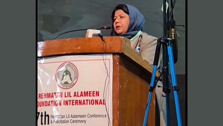 Dr. Mehjabeen Nabi Inspires Unity and Peace at the 7th Rehmat Lil Alameen Conference