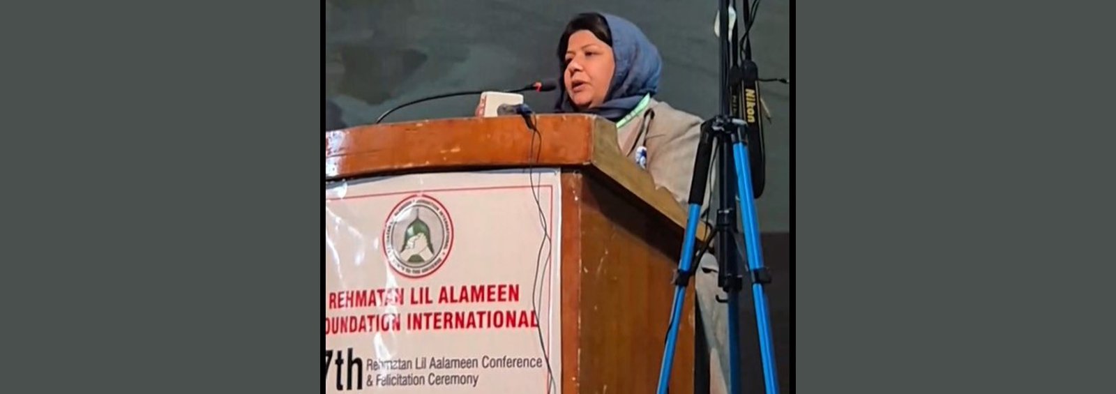 Dr. Mehjabeen Nabi Inspires Unity and Peace at the 7th Rehmat Lil Alameen Conference
