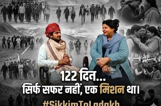 Dr. Mehjabeen Nabi Interacts with Young Traveller from Sikkim on Journey to Ladakh